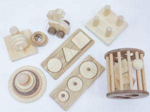 Set 7 wooden products - option