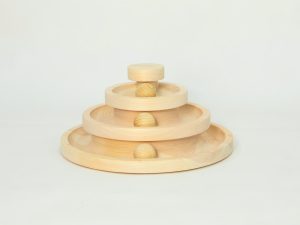 Wooden Cat Play Tower for Kids