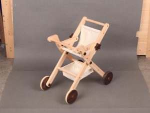 Wooden Doll Buggy No.2