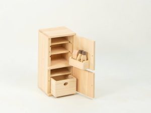 Wooden Toy Refrigerator